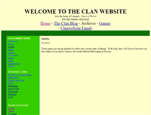 Tablet Screenshot of clanwebsite.org